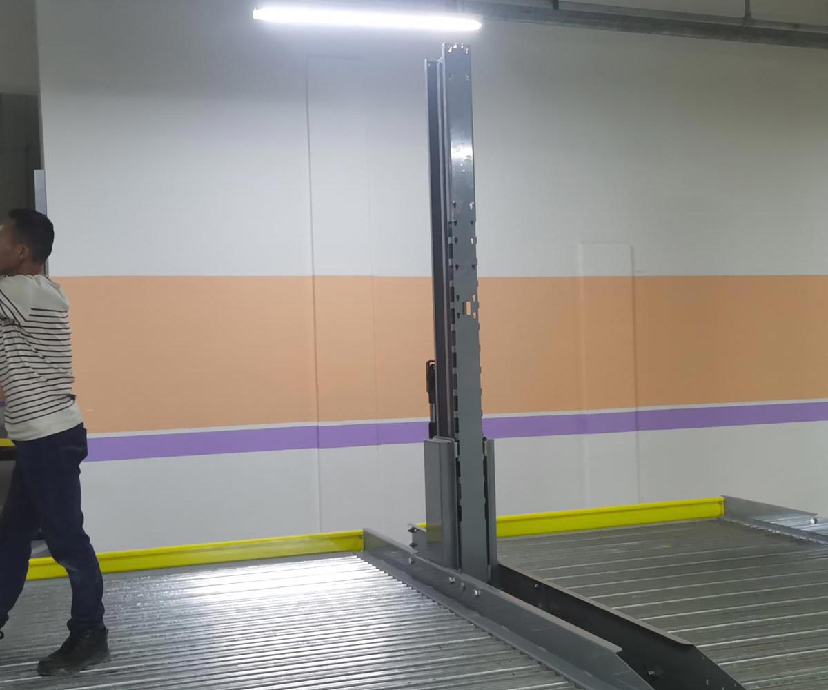 西區(qū)二層升降橫移式機械車庫價格