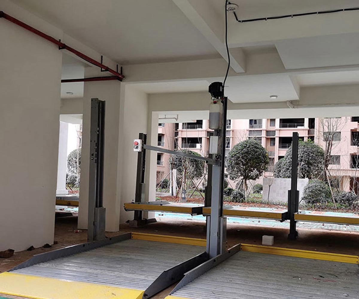 西充三層升降橫移機械式停車位短租
