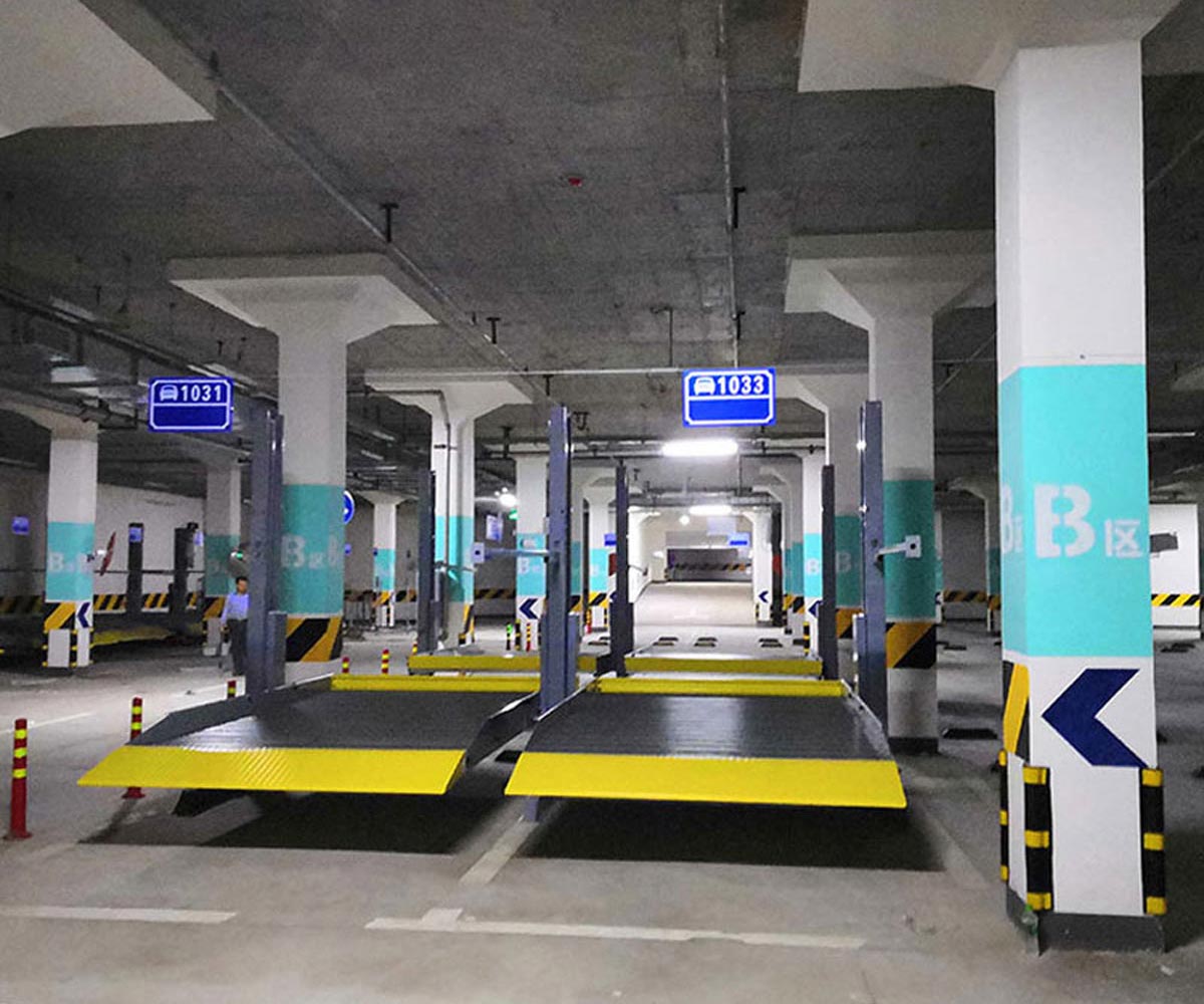 西區(qū)兩層簡易式機械立體停車設(shè)備拆除
