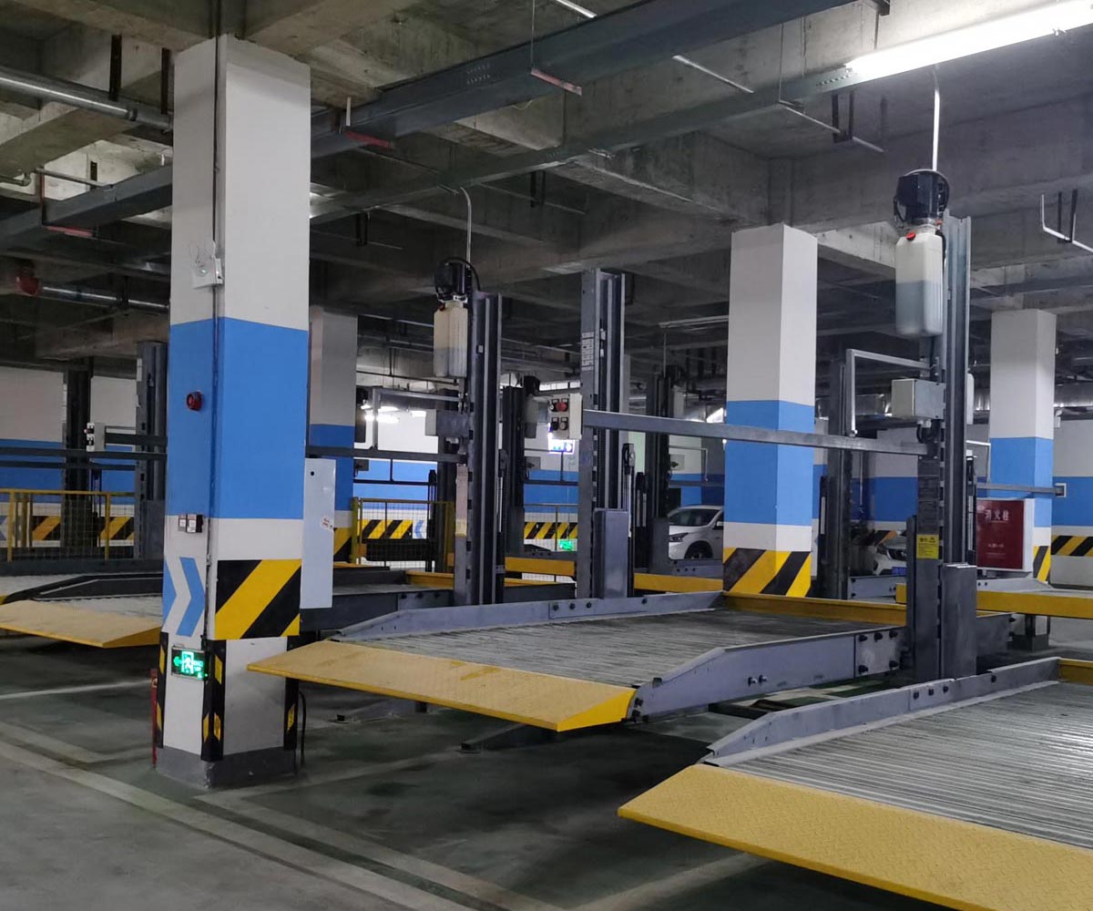 雁江4柱機(jī)械式立體車庫(kù)回收