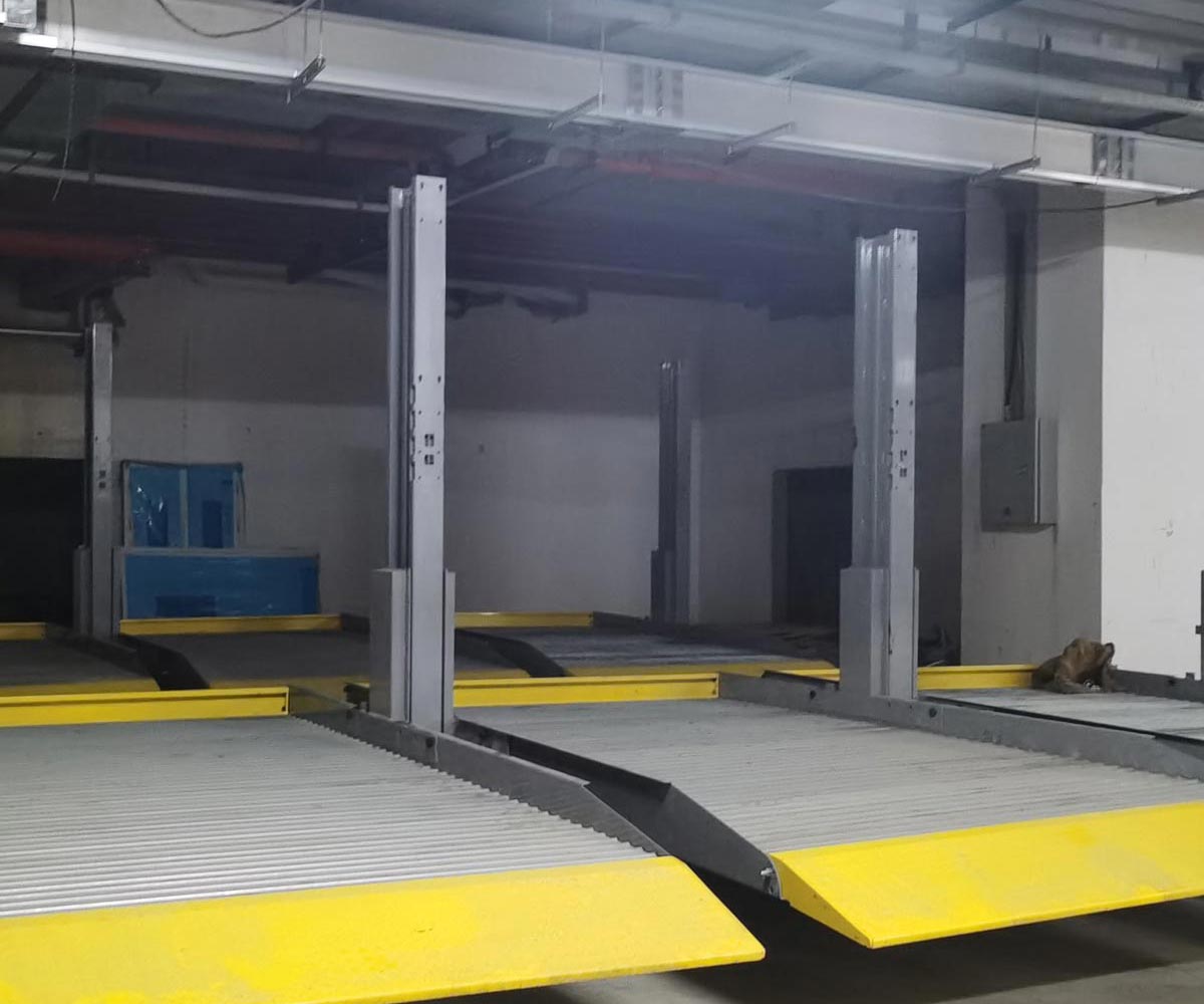 云南簡易升降立體車庫停車設(shè)備二手