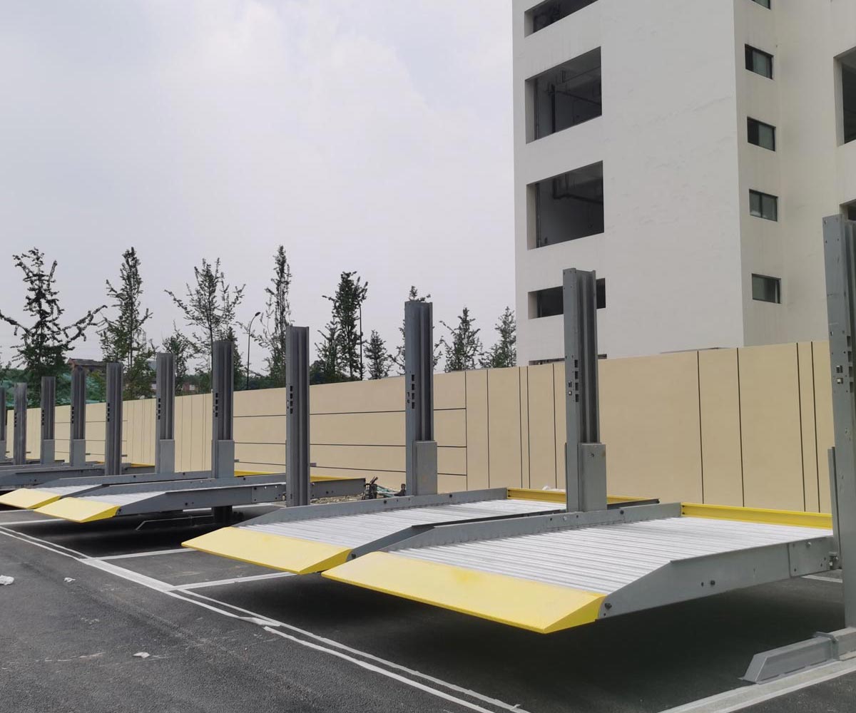 地下室簡易類立體停車安裝.jpg