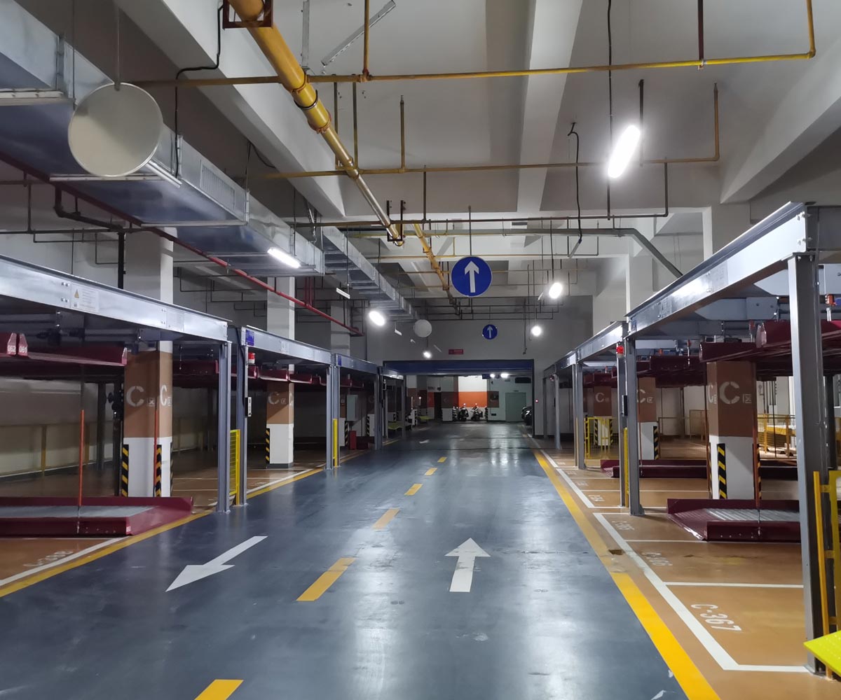西區(qū)2層簡易式機械車庫