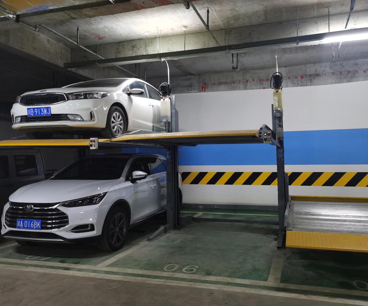 道孚雙柱簡(jiǎn)易式停車(chē)立體車(chē)庫(kù)
