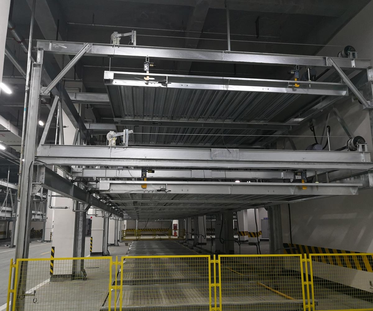 東坡PSH5五層升降橫移機械式立體停車設(shè)備